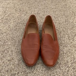 Madewell Chestnut Leather Frances Modern Loafer